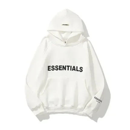 ESSENTIALS Oversize White Hoodie